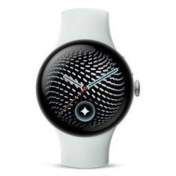 Google Pixel Watch 5 Bluetooth GPS NFC 41mm Plata Correa Gris S/M