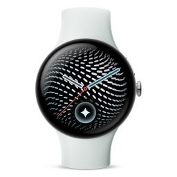 Google Pixel Watch 5 Bluetooth GPS NFC 45mm Plata Correa Gris S/M
