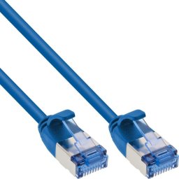 Cable de red InLine 71900B Slim RJ45 a RJ45 10 metros azul