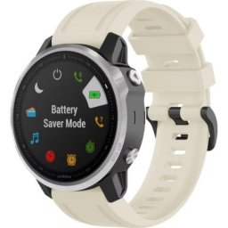 Correa Beline Star Watch 2 Silicona Garmin Fenix 5S/6S/7S/8 Beige