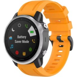 Brazalete de reloj Beline Watch 2 20 mm silicón naranja para Garmin