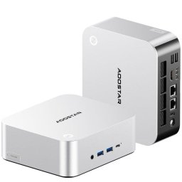 Mini PC AOOSTAR Maco AMD Ryzen 7 PRO 8845HS/Sin RAM/Sin SSD/Radeon 780M/Barebone/Oculink
