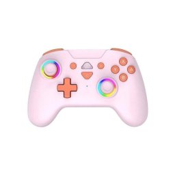Mando Inalámbrico Subsonic Candy Pink LED RGB para Nintendo Switch