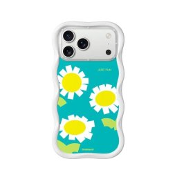 Funda para móvil YoungKit Floral Wavy Silicona Blanco para iPhone 17 Pro Max compatible MagSafe