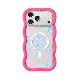 Funda para móvil YoungKit Silicona Rosa Neón Compatible con MagSafe para iPhone 17 Pro