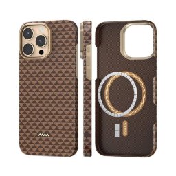 Funda para móvil Raptic Skin Origin Humble Fibra de Aramida Compatible MagSafe para iPhone 16 Pro Max