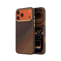Funda para móvil Raptic Dual Serenity Fibra de Aramida Amber para iPhone 17 Pro Max