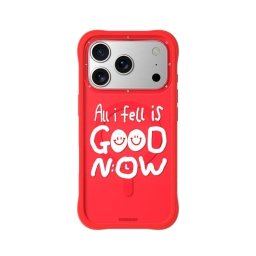 Funda para móvil YoungKit CH3 Coffee Time 2.0 Silicona Roja Compatible con MagSafe para iPhone 17 Pro Max
