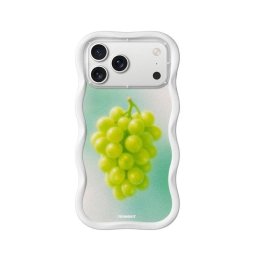 Funda para móvil YoungKit Blanco Cloud Dance Silicona Compatible con MagSafe para iPhone 17 Pro diseño veraniego
