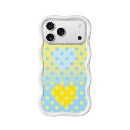 Funda para móvil YoungKit Silicona Crema Azul Blanco Cloud Dance compatible con iPhone 17 Pro