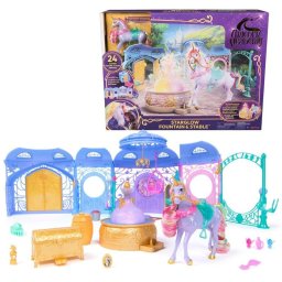 Set de Juego Academia Unicornio Starglow Fountain & Stable Spin Master con Luces y Sonidos