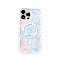 Funda para móvil YoungKit Silicona Blanco Cloud Dance para iPhone 16 Pro Compatible con MagSafe Diseño creativo