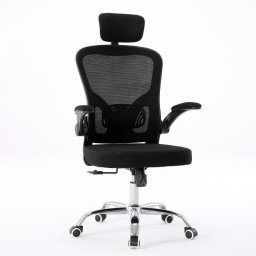 Silla de oficina ergonómica Topeshop Dory Negra malla