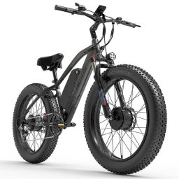 Bicicleta Eléctrica Lankeleisi MG740PLUS 1000W 48V 20Ah Todoterreno 26