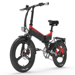 Bicicleta Eléctrica Lankeleisi G650 500W 48V Plegable 20