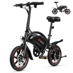 Bicicleta eléctrica plegable DYU D3S 250W 36V 10Ah 14