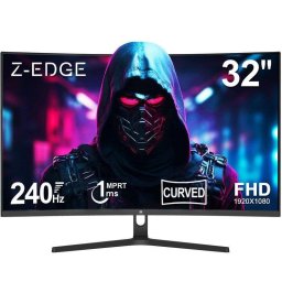 Monitor Z-Edge UG32P 32" FullHD 240Hz LED Curvo FreeSync 1ms