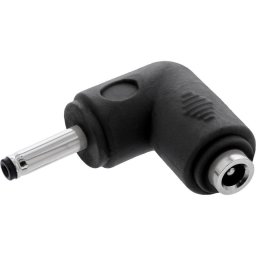 Adaptador DC Angulado 90° InLine 12V 2A Negro