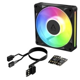 Refrigeración aire Arctic ventilador 120mm BioniX P12 A-RGB PWM cadena LED