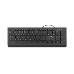 Teclado CoolBox FlatPro membrana con teclas chocolate y cable USB 1,8 m