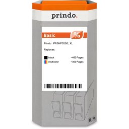 Cartucho de tinta Prindo Basic XL Compatible HP 302XL Negro 780 páginas 2 unidades