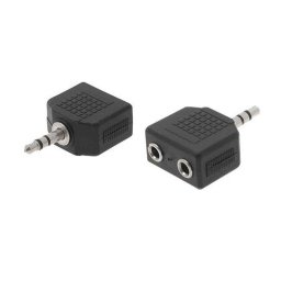 Duplicador Audio Minijack 3.5 (1xMacho/2xHembras)