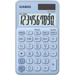 Casio SL-310UC My Style Calculadora Azul Claro