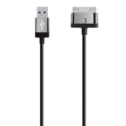 Belkin MixIt Cable USB a Apple 30 Pines Negro
