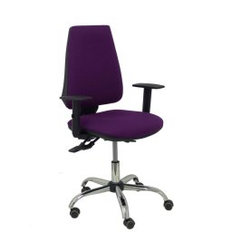 Piqueras y Crespo Elche S Bali 24 Horas Silla de Oficina Brazos Regulables Ruedas Parqué Morado