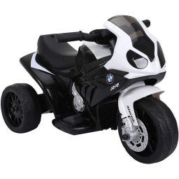 HomCom BMW Triciclo Trimoto Moto Eléctrica 6V Blanca/Negra