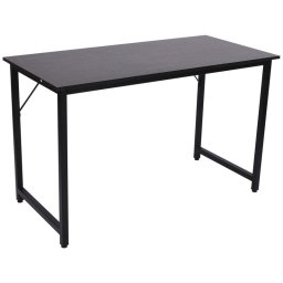 Homcom Mesa Escritorio Elevable Ajustable 120x60x73cm Negro
