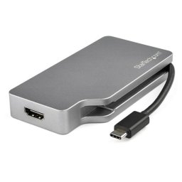 Startech Adaptador de Vídeo USB-C Multipuertos 4 en 1 Aluminio