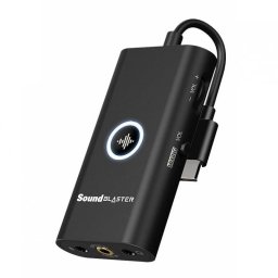 Creative Sound Blaster G3 Amplificador Portátil Plug-and-Play USB-C DAC para PS4/Switch/PC/Mac