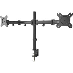 Haeger Dual Tilt & Swivel Soporte Doble de TV/Monitor 13"-27" VESA 100x100 Máx 8Kg