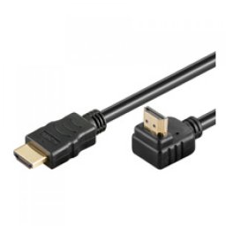 Goobay Cable HDMI 1.4 Acodado Macho/Macho 1m Negro