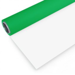 Bresser Fondo de Estudio de Vinilo 2x6m Verde/Blanco