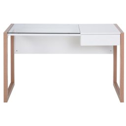 HomCom Mesa de Escritorio 120x60x75cm Blanca