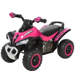 HomCom Quad Correpasillos para Niños Rosa
