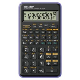 Sharp EL-501T Calculadora Científica 12 Dígitos Violeta