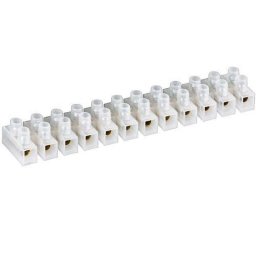 Goobay Regleta para Conexión de Cables Eléctricos de 10A 10mm Blanco
