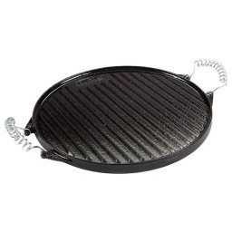 Garcima Plancha Asar Redonda de Hierro Fundido Esmaltada 32cm