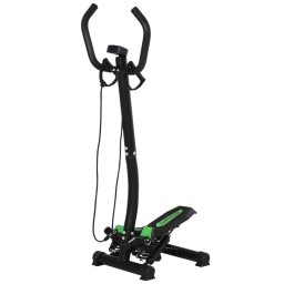 HomCom Máquina de Step Negra/Verde