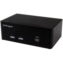 StarTech Conmutador KVM 2 Puertos VGA Dobles 2x USB Audio