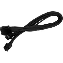 SilverStone PP07-EPS8B Cable Extensor de Alimentación EPS 8 Pin a EPS/ATX 4+4 Pin 30cm Negro