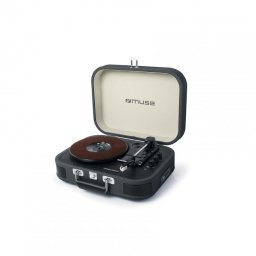 Tocadiscos Muse MT-201 5 W RMS Bluetooth USB AUX Gris