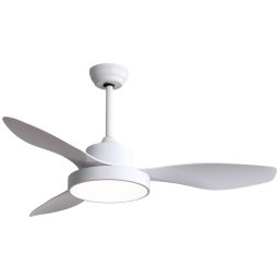 Fabrilamp Hayate Ventilador de Techo con Luz y Mando 70W Blanco