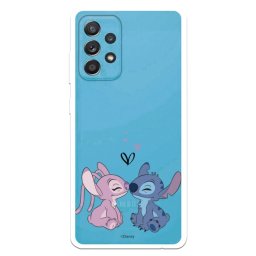 Funda Oficial de Disney Angel & Stitch Beso Lilo & Stitch para Samsung Galaxy A52 5G
