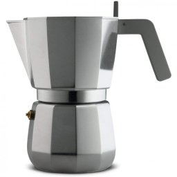Alessi Moka Cafetera Italiana 9 Tazas Plata