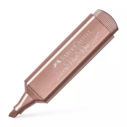 Faber Castell Textliner 46 Caja de 10 Marcadores Fluorescentes Rosa Metálico