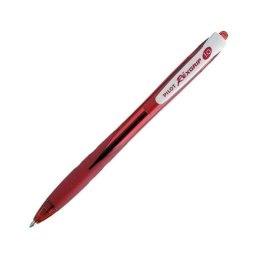 Pilot RexGrip Begreen Caja 10 Bolígrafos Tinta de Aceite Retráctil Rojos